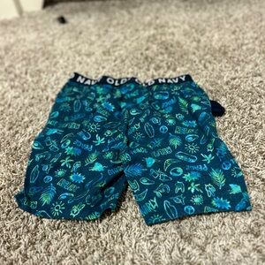 Old Navy Kids Blue Patterned Sleep Shorts